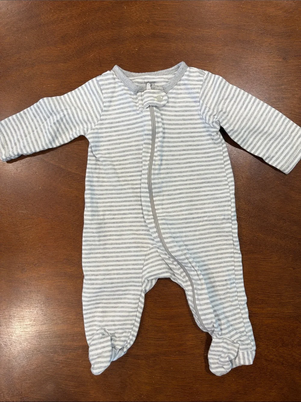 4️⃣-Pack Footie Bundle - Blue, Gray, Tan, White